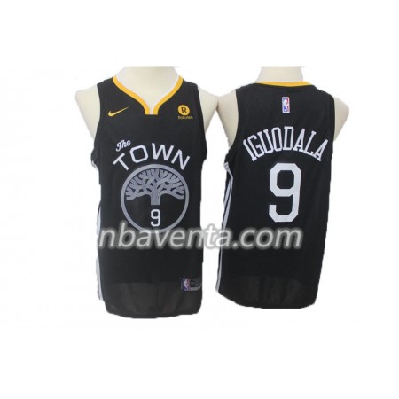Camiseta Hombre Golden State Warriors Andre Iguodala 9 Nike 2017-18 Negro Swingman Camiseta Hombre Golden State Warriors Andre Iguodala 9 Nike 2017-18 Negro Swingman